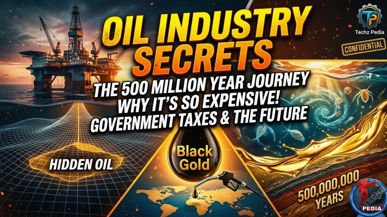 Oil Industry Secrets:The 500 Million Year Journey of Oil 🔥