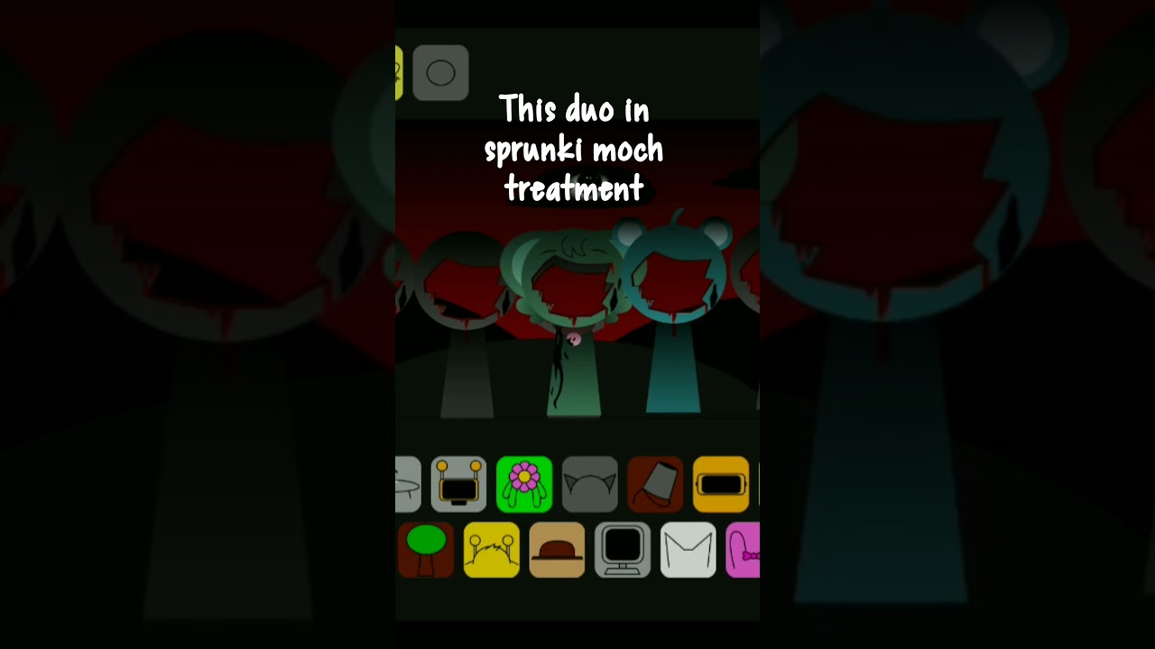 Moch and sky in sprunki moch treatment