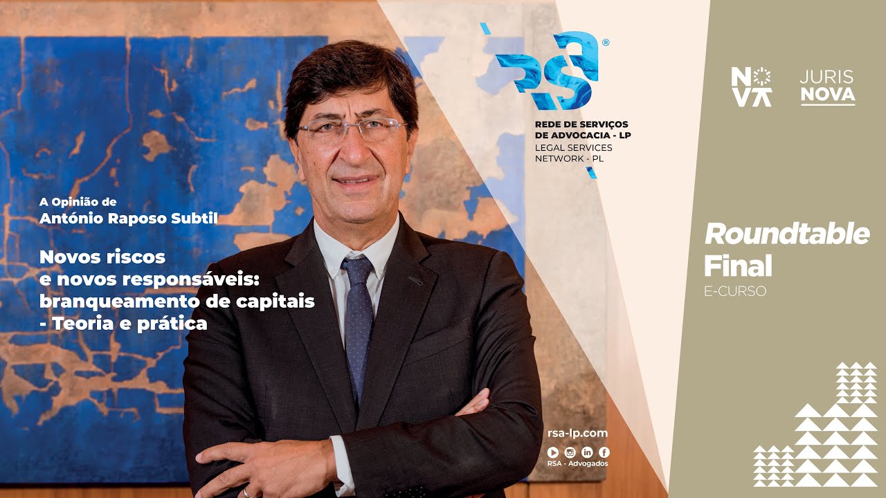 Branqueamento de capitais - Novos riscos e novos respons&aacute;veis