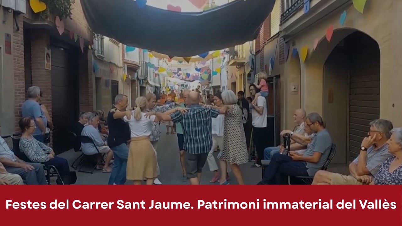 El CER presenta la fitxa de patrimoni immaterial de les Festes del Carrer Sant Jaume