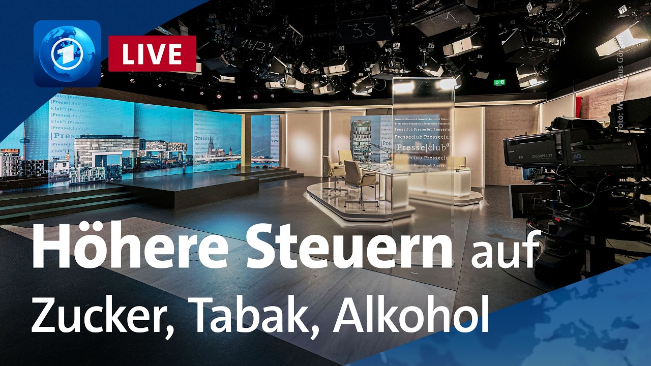 Presseclub: H&ouml;here Steuern auf Zucker, Tabak, Alkohol: F&uuml;rsorge oder Bevormundung?