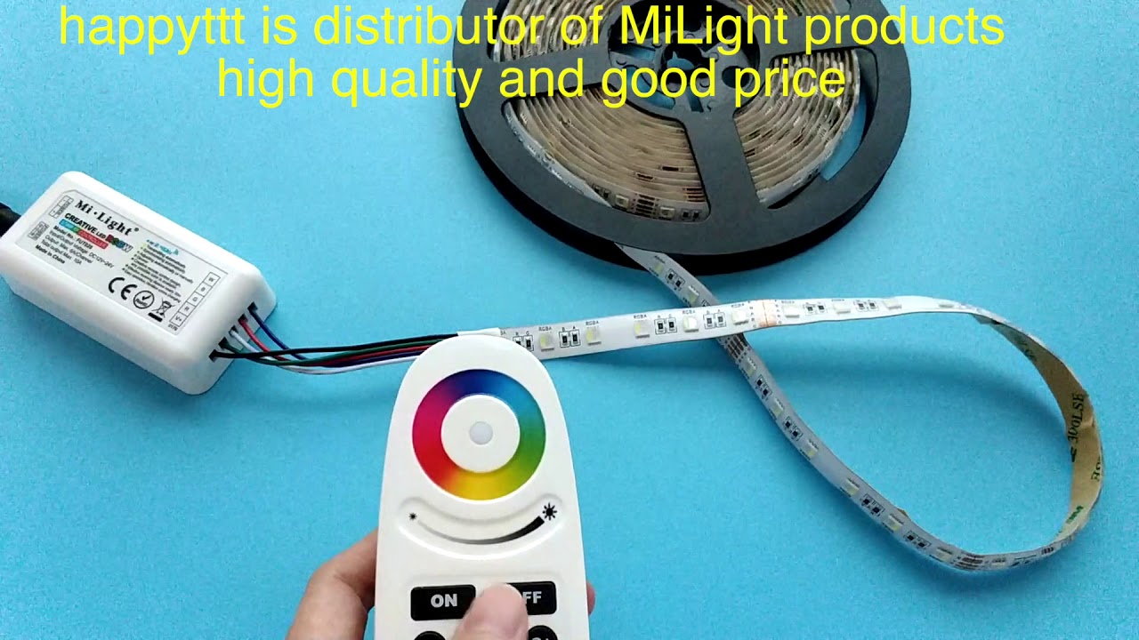 RF FUT095 remote+FUT028 RGBW LED controller - happyttt.com