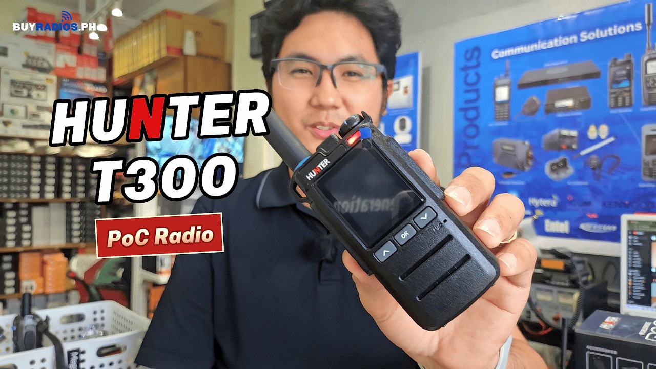 Hunter T300 4G LTE with AI Noise Cancellation PoC Radio