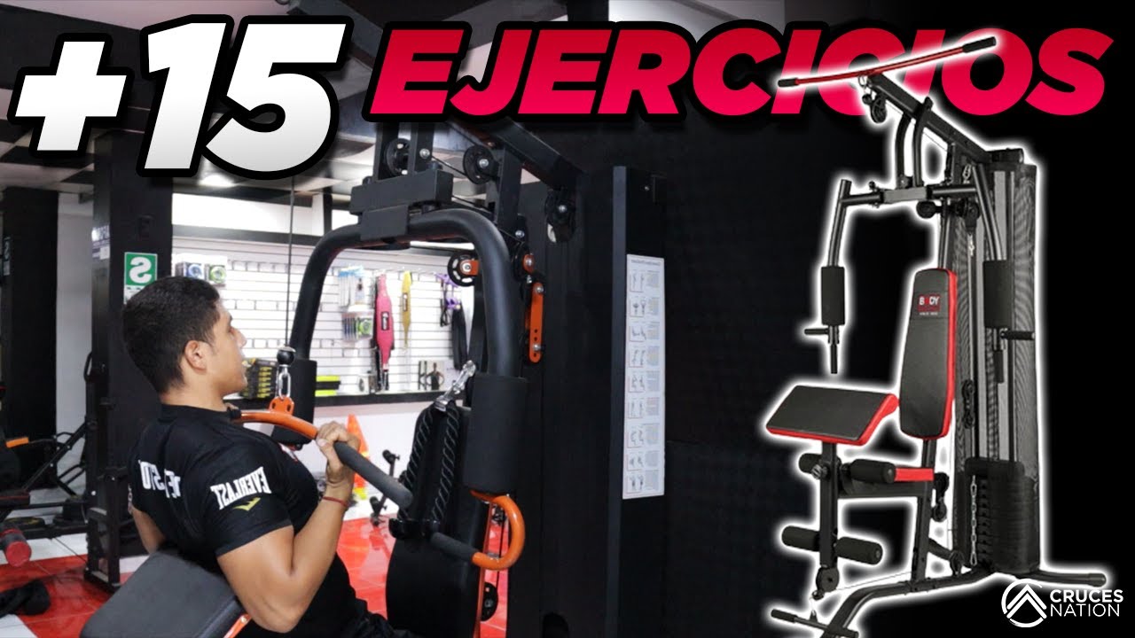 ✅EJERCICIOS para TODO EL CUERPO con MULTIGYM (MULTI GIMNASIO)