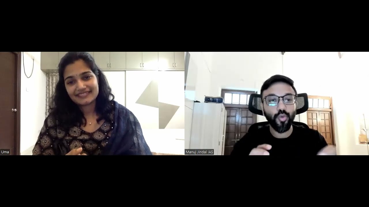 Uma Harathi N AIR 3 UPSC IAS | A conversation about her failures before success & the growth mindset