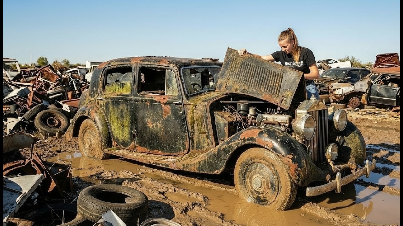 ASMR Car Restoration  | 1935 Rolls Royce Phantom II — From Rust to Showroom Classic