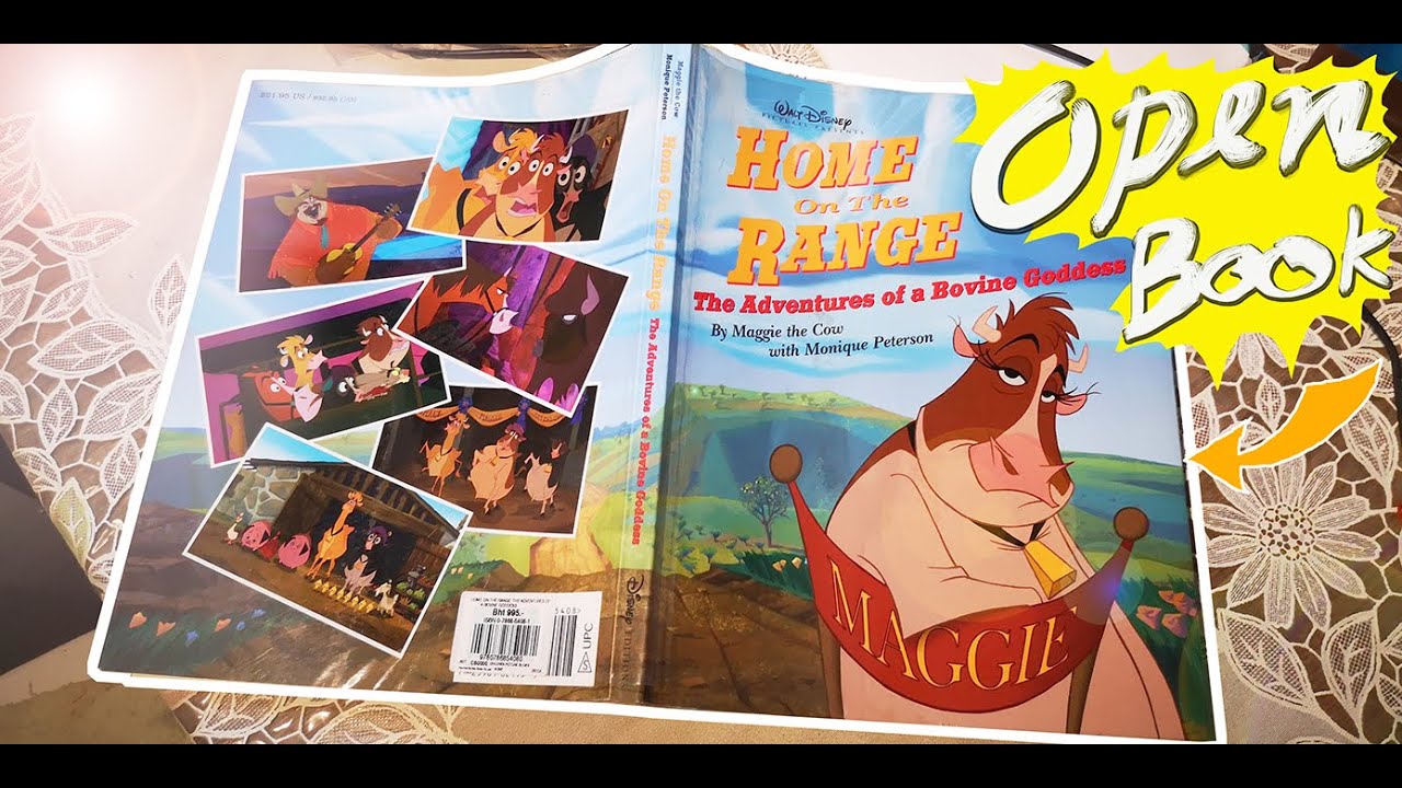 Home on the Range cartoon book and How to develop the acting of Walt Disney film pictures presents
