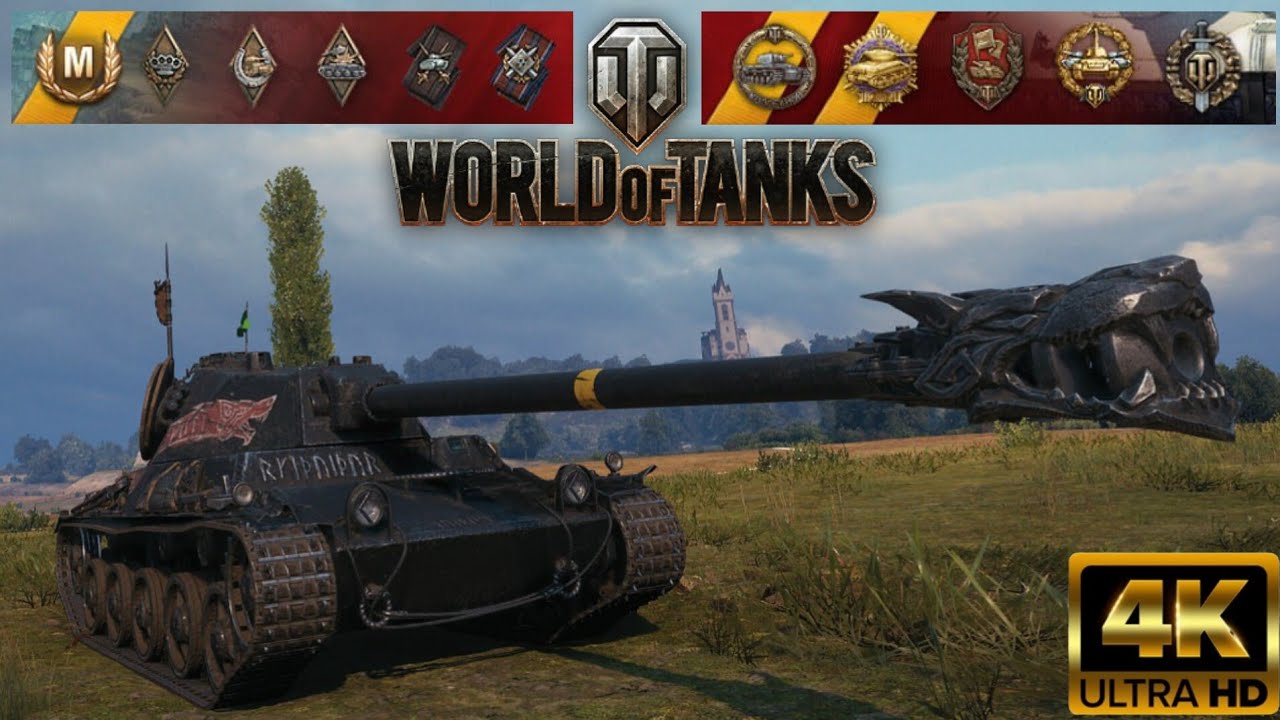 Lansen C - Fisherman's Bay map - 10 kills - 6,1k damage Kolobanov World of Tanks replay 4K