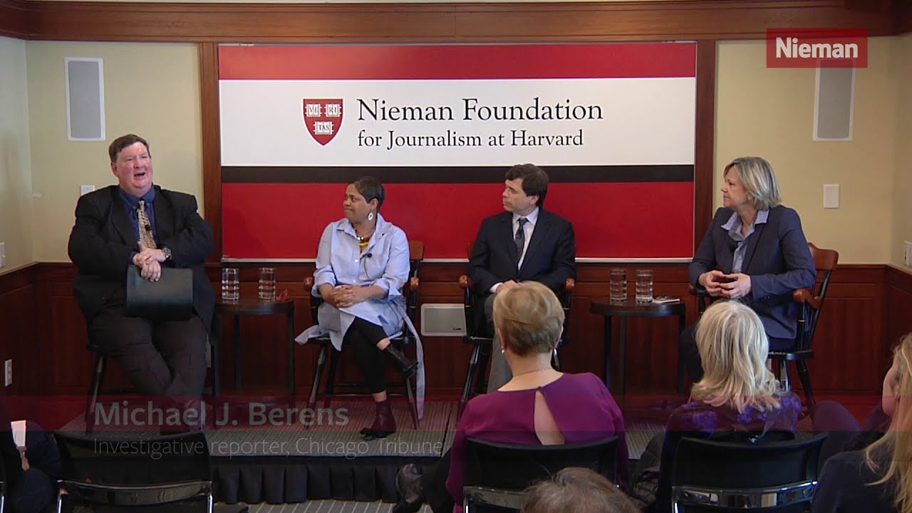 Panel discussion with Michael J. Berens and past Bingham Prize winners