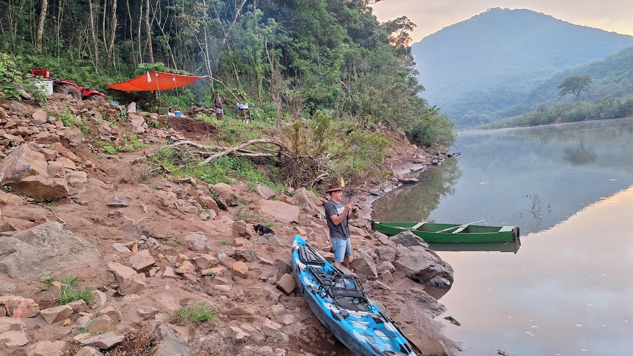 O Grot&atilde;o de Pedra|  Pescaria de Jundi&aacute; na Espera, A Resenha &eacute; a melhor Parte da Pescaria.