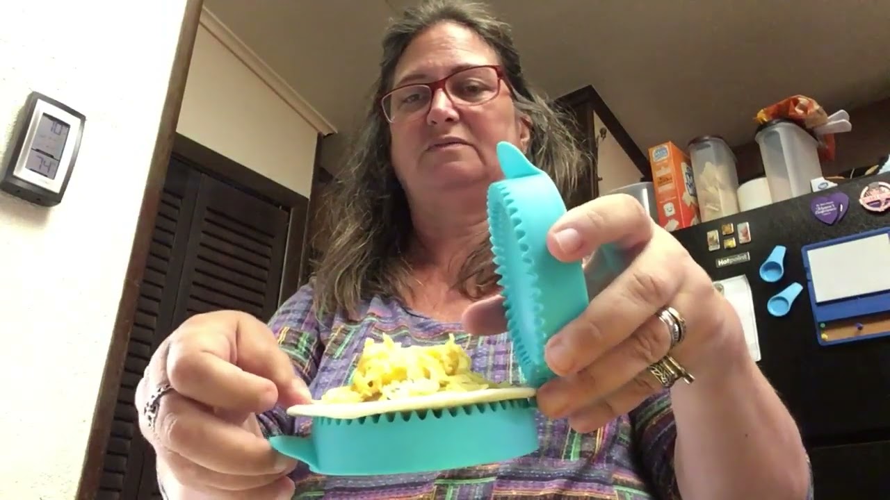 Used the Tupperware sandwich press.