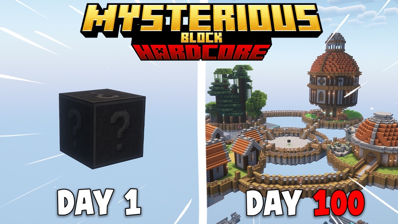 100 Hari Minecraft Hardcore MYSTERIOUS BLOCK