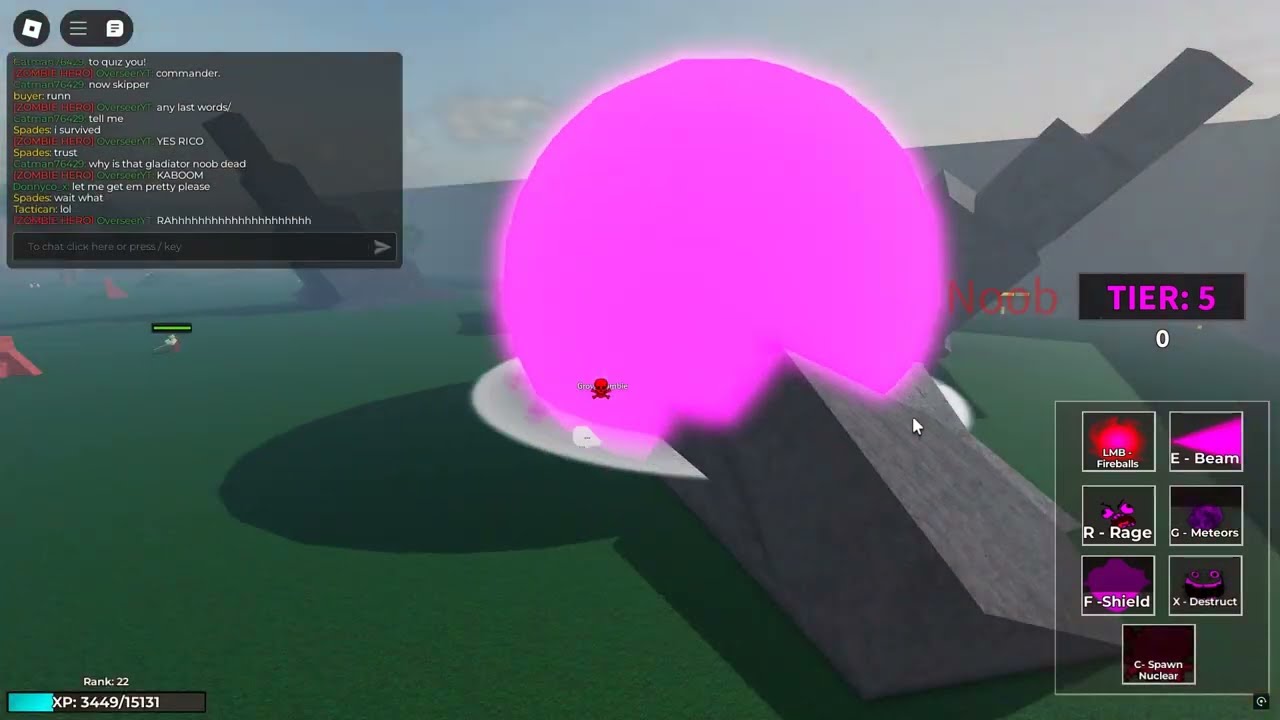 Noobs vs zombies legions  Omega Guest vs Omega Beast