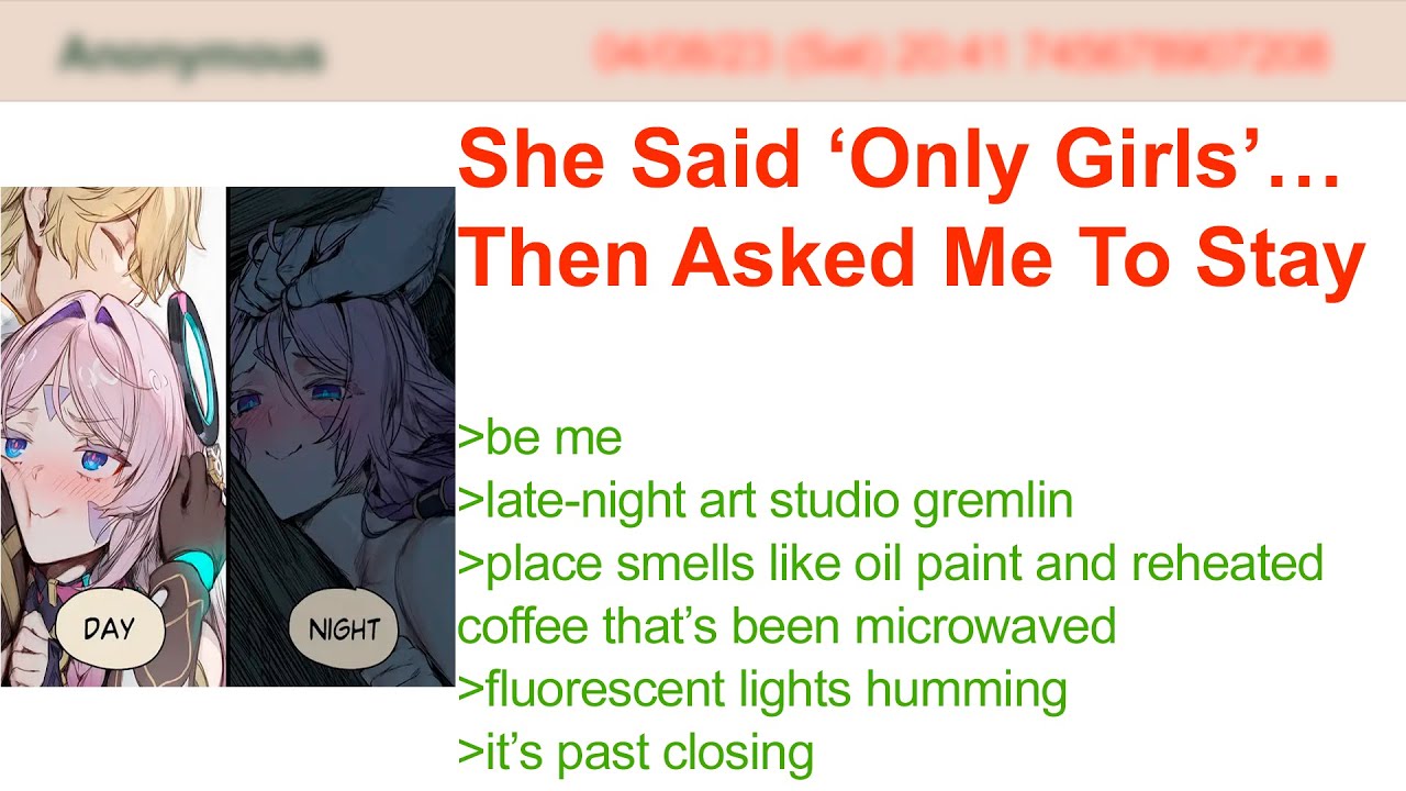 She Said ‘Only Girls’… Then Asked Me To Stay | 4Chan Greentext Stories
