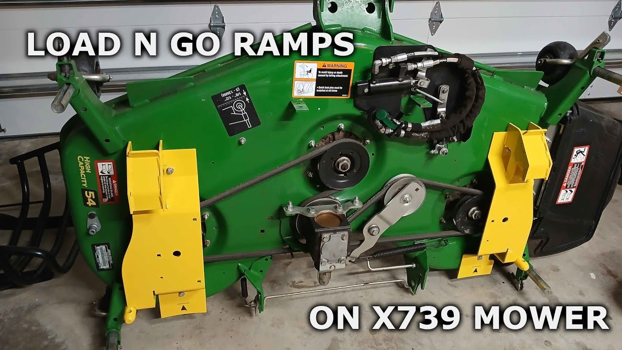 X739 - Load n Go Ramps on Mower Deck