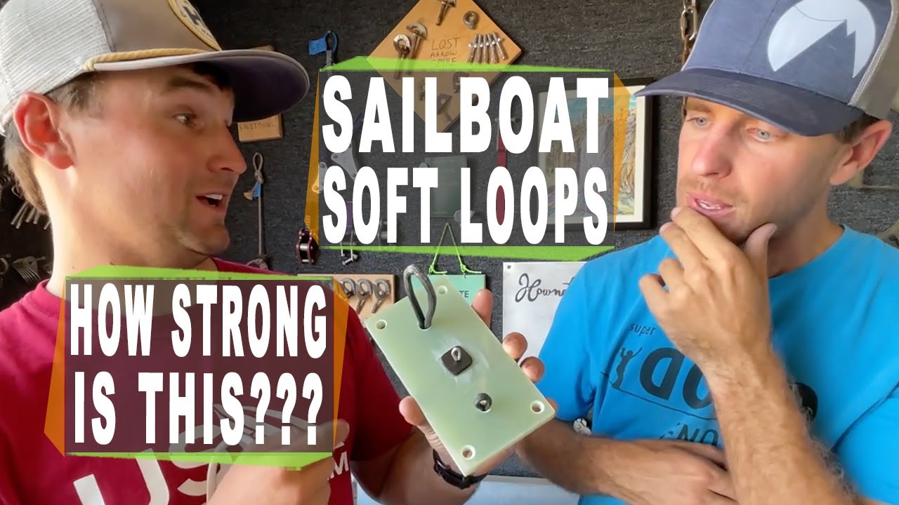 How strong are sail boat soft loops & snap shackles?