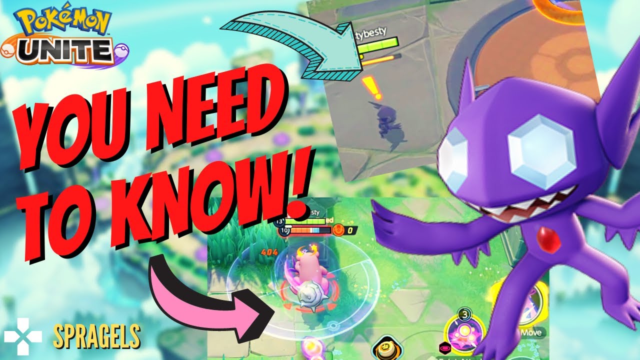 YOU NEED TO KNOW THIS! SABLEYE Pokemon Unite