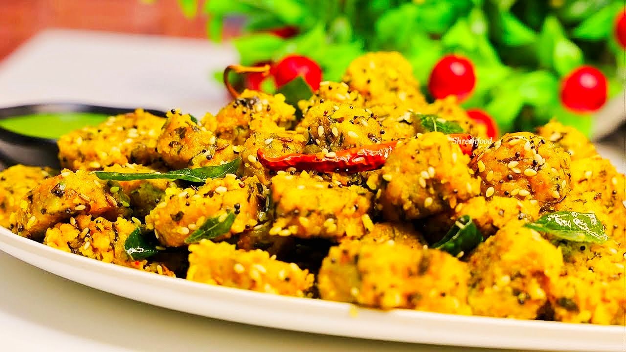 Gujarati Muthia Recipe | Rice Muthiya | Shreejifood