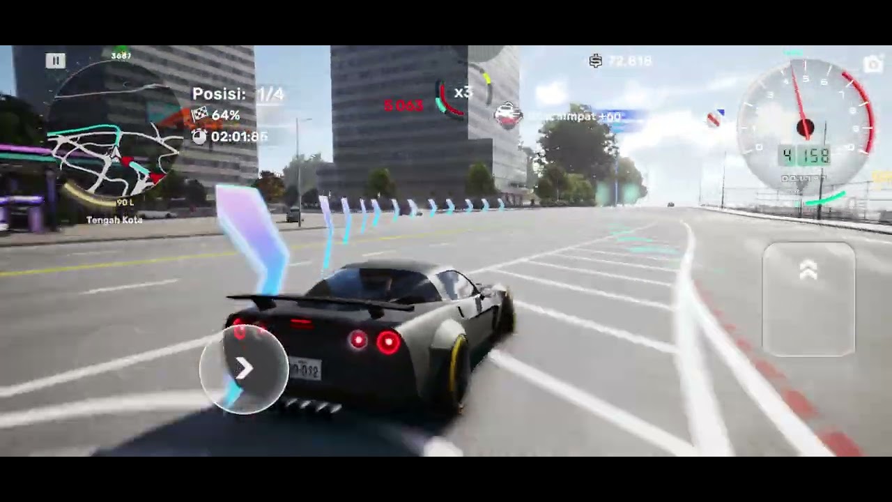 Midtown Sprint #3 With Corvette CC6 || CarX Street