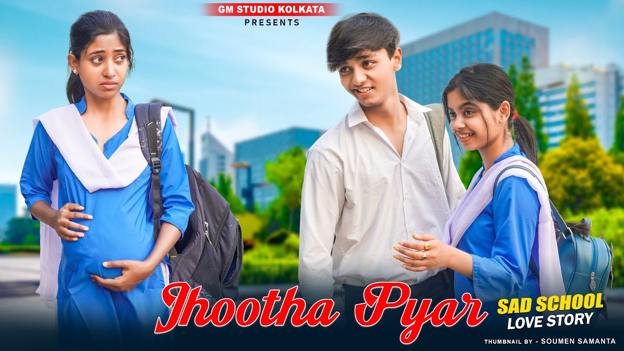 Jhootha | Sad School Love Story | Jitna Rona Tha💘😭| Altamash Faridi | New  Hindi Sad Song 2023 | GM