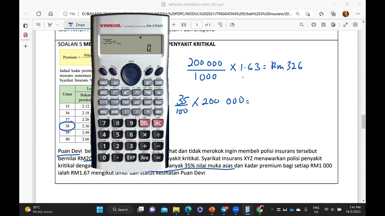 MENGIRA INSURANS HAYAT DENGAN PENYAKIT KRITIKAL
