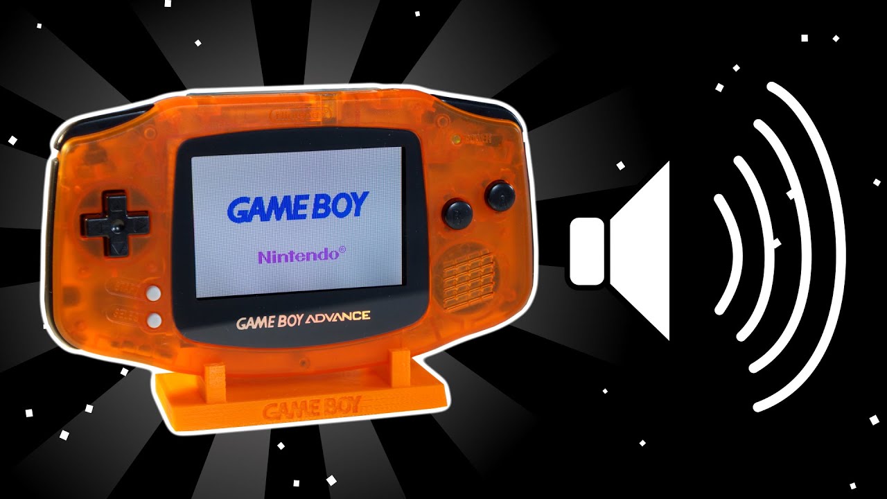 Como Amplificar o Áudio do Game Boy Advance - AMP MOD