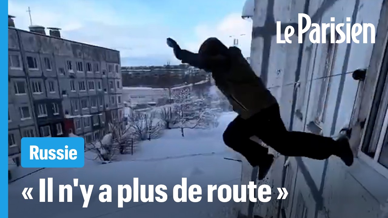 L'enfer blanc paralyse une ville en Russie