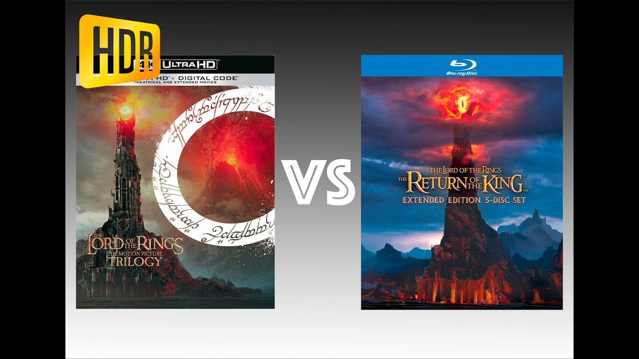 ▶ Comparison of TLOTR: The Return Of The King 4K (4K DI) HDR10 vs Regular Version