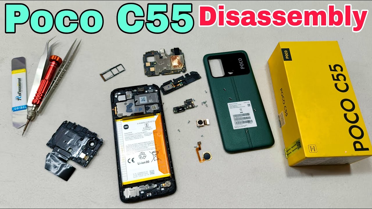 POCO C55 Full Disassembly | Poco C55 Teardown | How to open POCO C55 Back Panel Open |
