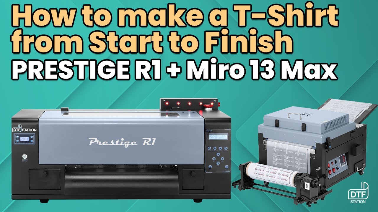 #DTF T-Shirt Printing Walkthrough! Prestige R1 and Miro 13 Operation