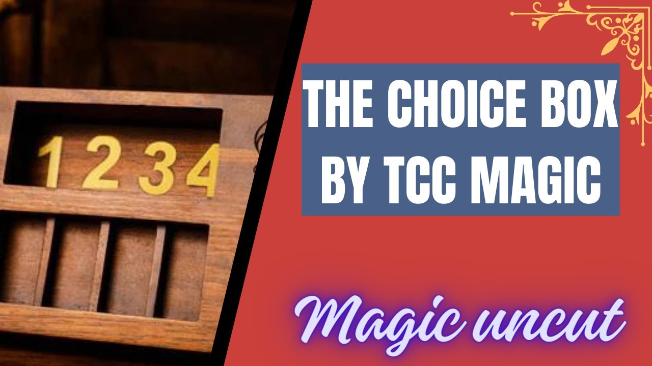 Коробка выбора от TCC Magic - Magic Uncut #магия