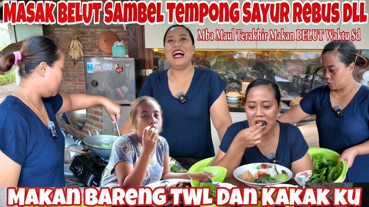 MASAK BELUT GORENG SAMBAL TEMPONG‼️JADI INGAT ANAKKU SUKA BALUT~BARU 2 X MASAK BELUT SEUMUR HIDUP 
