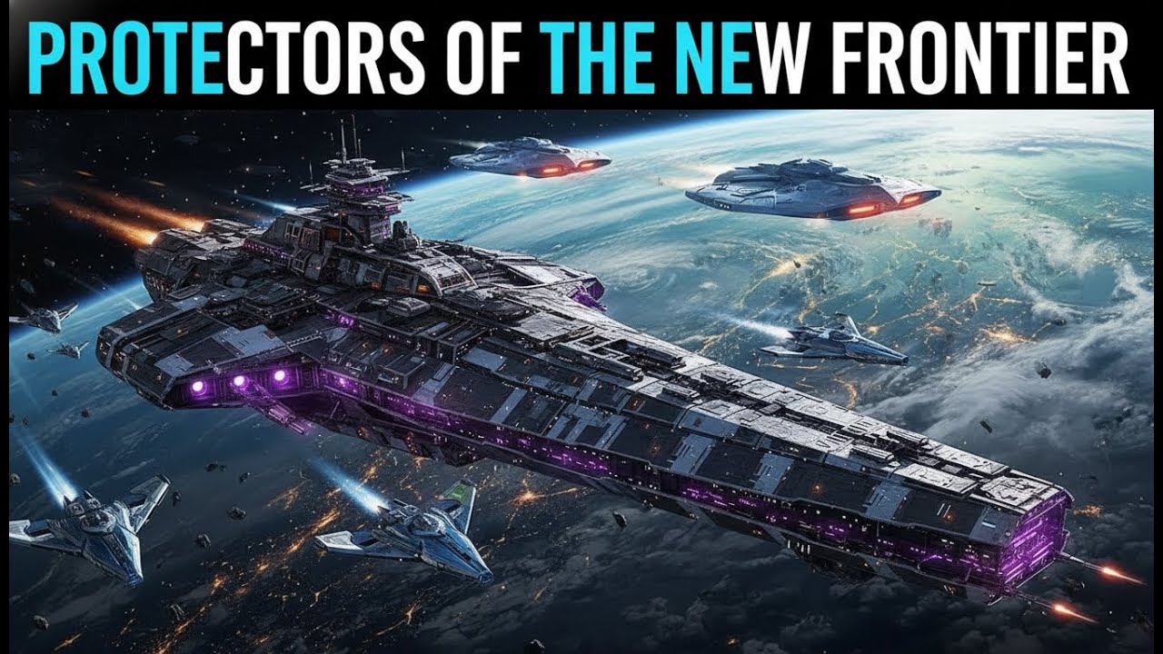The First Alien Encounter with a Titan-Class Human Battleship Froze an Entire  | Animated Stories