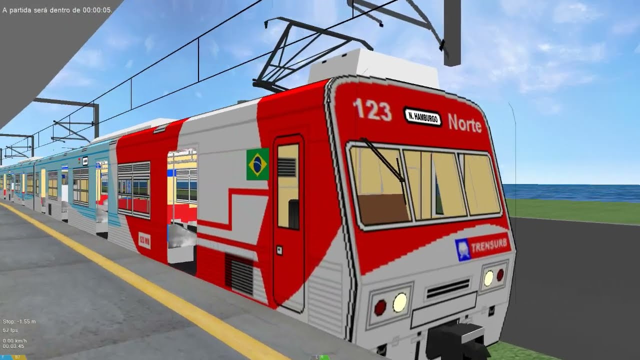 VIDEO DESATUALIZADO DA ROTA DA TRENSURB DO OPENBVE!!! (Editado 13/12/2025)