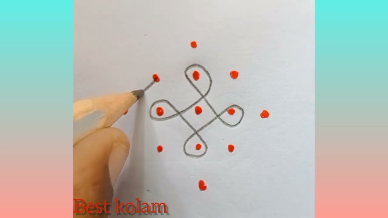 3 Simple daily muggulu @Best_kolam
