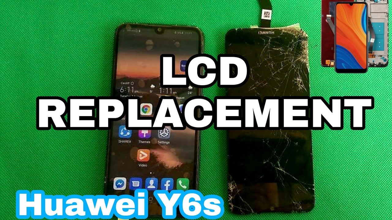 HUAWEI Y6S  RESTORATION broken cracked screen replacement