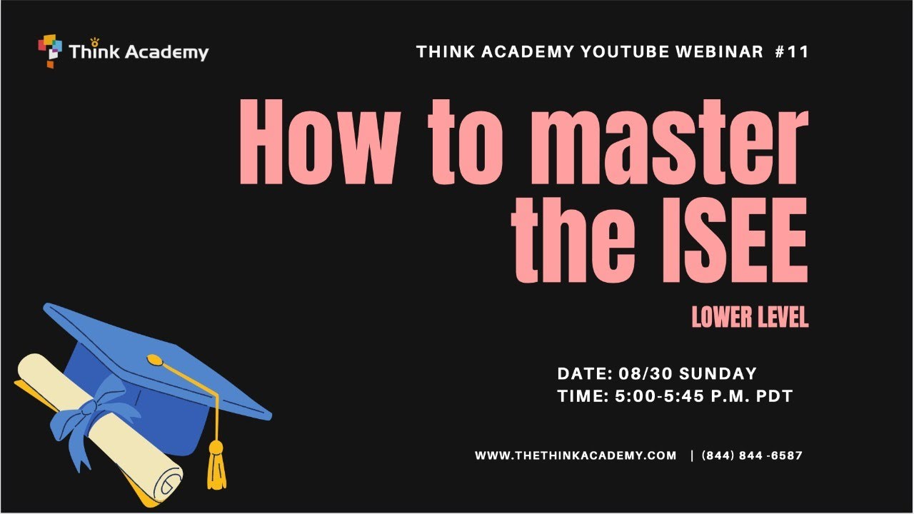 【Think Academy】Как успешно сдать экзамен ISEE начального уровня