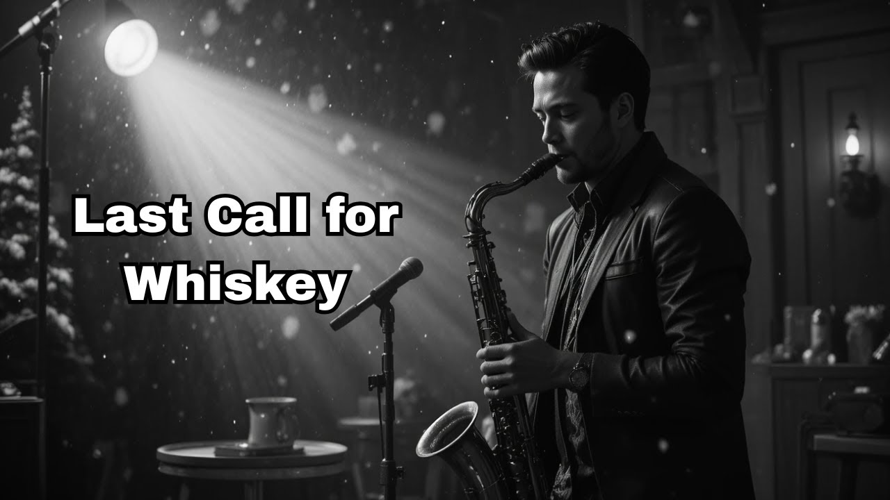 Last Call for Whiskey – Gritty Blues Jazz Song | Smoky Saxophone Night Blues