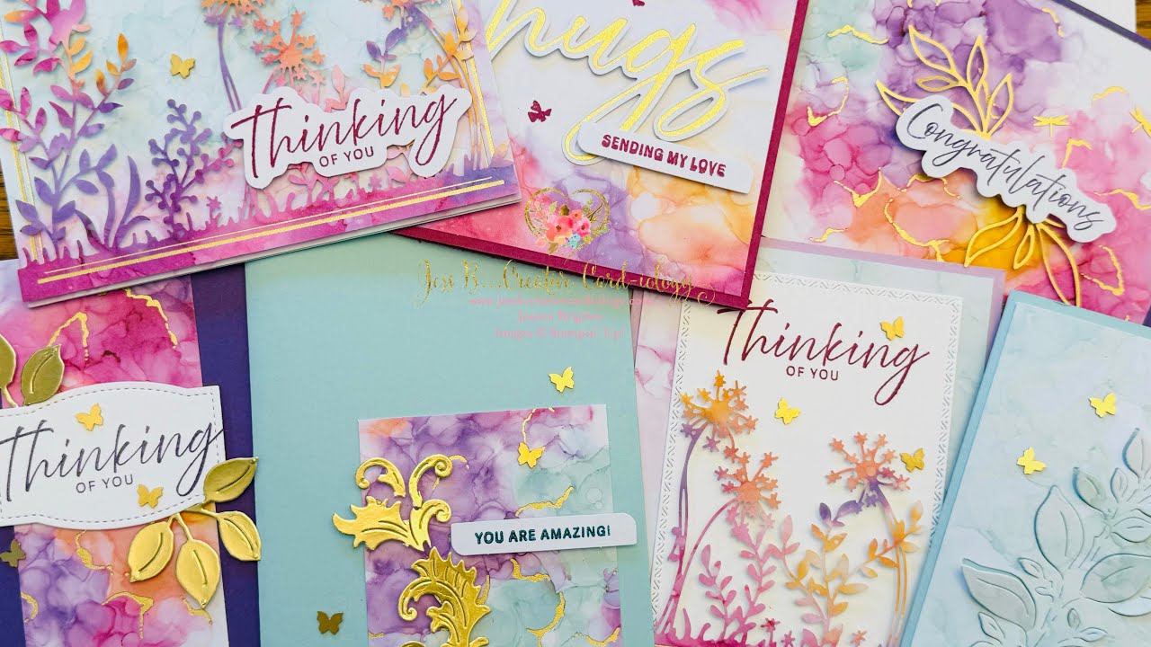 Stampin’ Up! April 2025 Inked Occasions Paper Pumpkin Kit w/ Hugs Abloom Dies & Alternate Projects