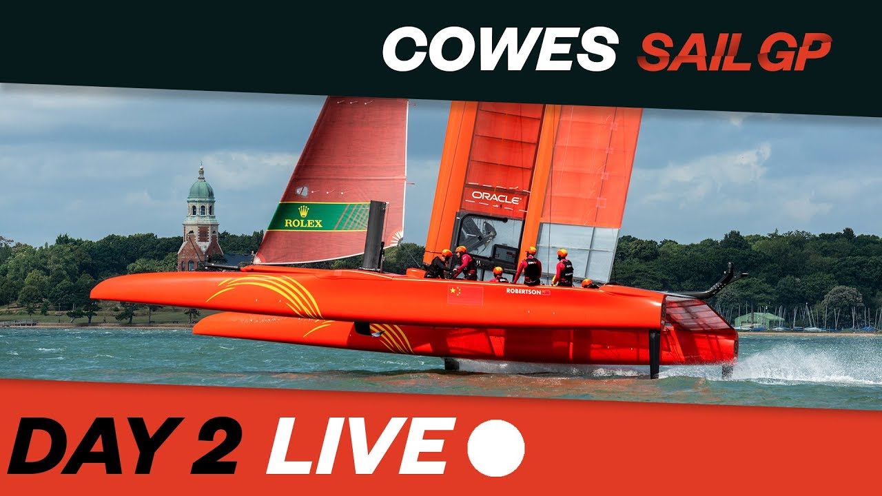2019 Cowes SailGP RACE REPLAY // Final Day // Races 1-3 // SailGP //CHN