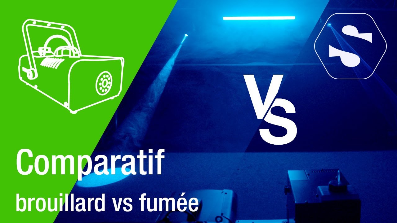 Comparatif entre machine à brouillard VS machine à fumée