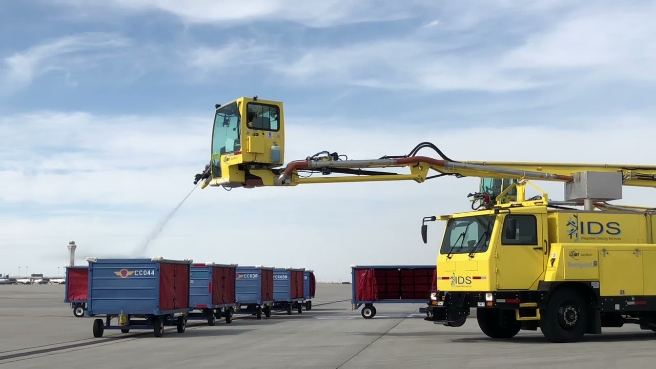 IDS Deicing Truck Demonstration SLC International Airport