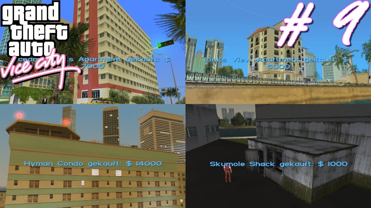GTA Vice City🌴 - 100% - Alle Speicherimmobilien 🏡 kaufen  - Lets Play - #9