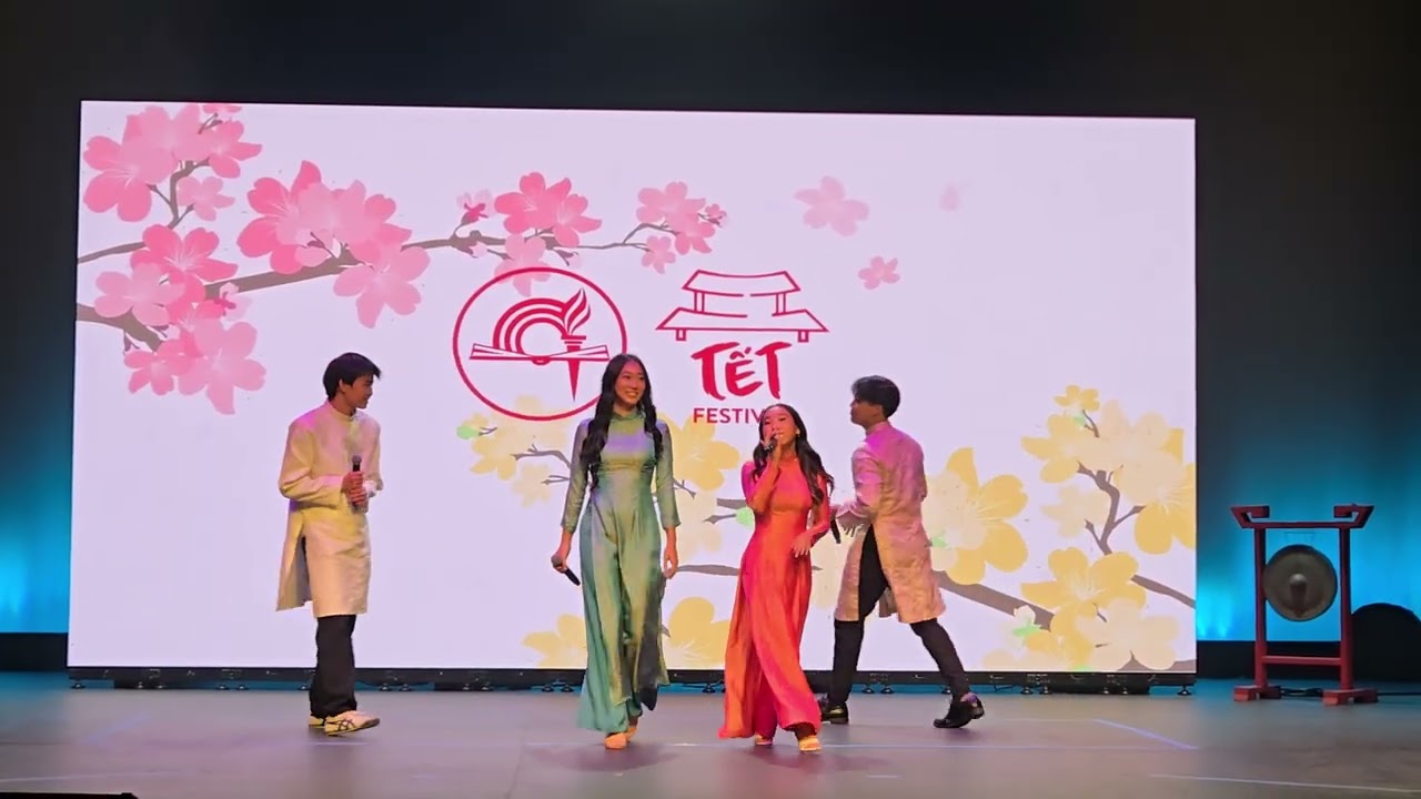 Quarted Ethan, Kailey, Keira and  Logan performing 'Tet oi tet a'   UVSH Tet Festival 2026 Binh Ngo