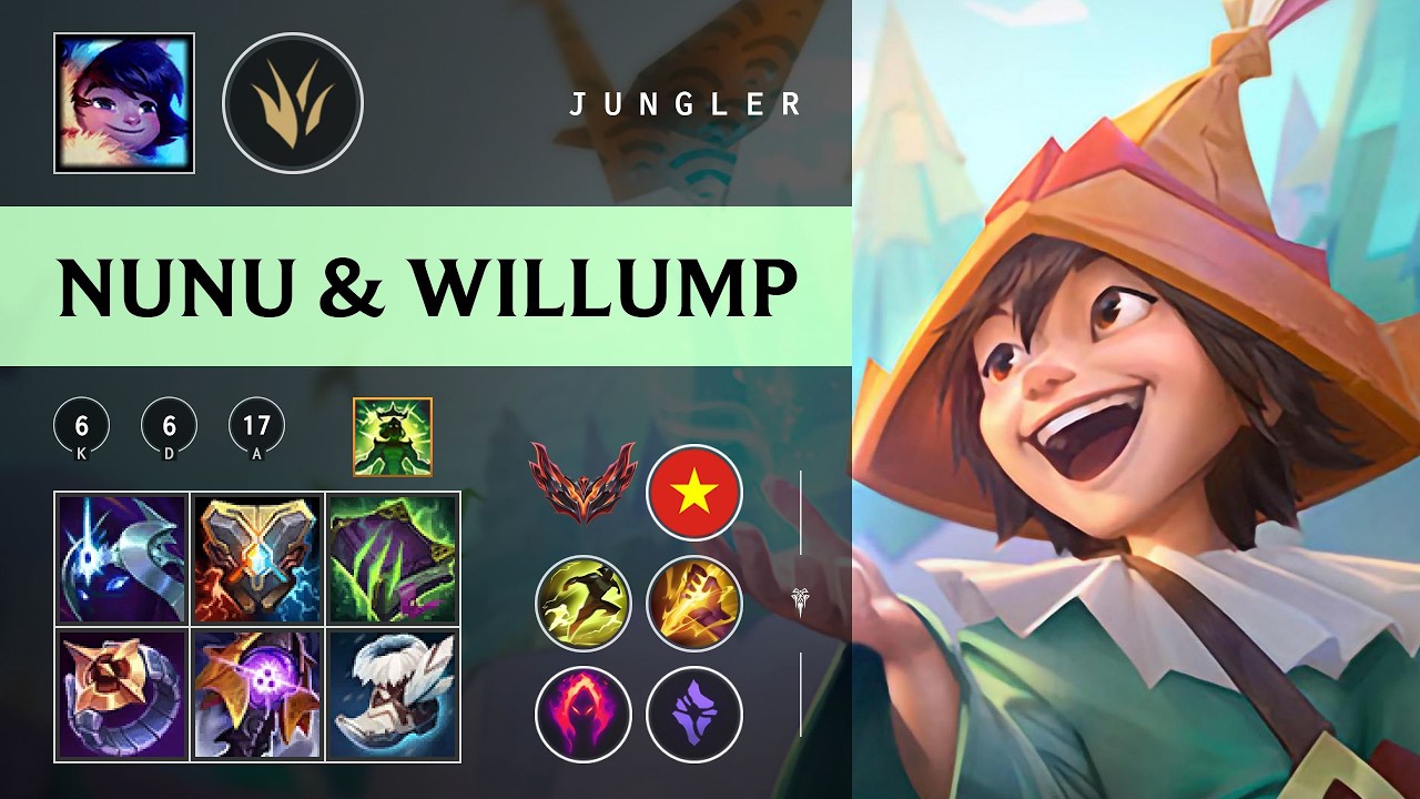 Nunu & Willump Jungle vs Lee Sin - VN Grandmaster Patch 26.03
