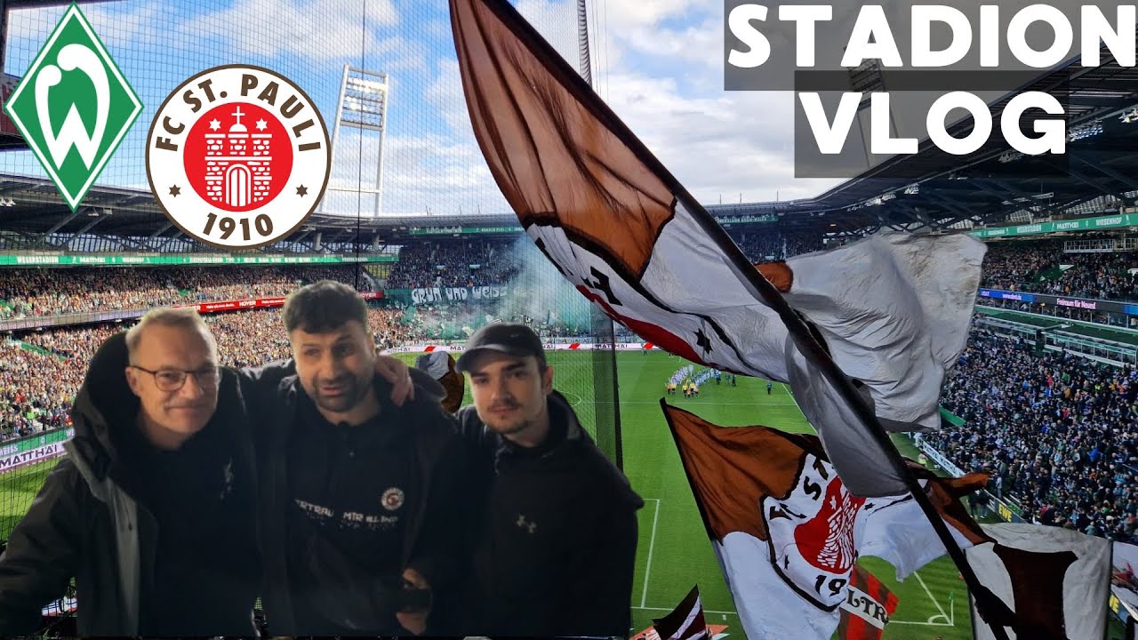 Ein Glück hab ich das Tor nicht gesehen | Werder Bremen vs. St Pauli | Stadionvlog