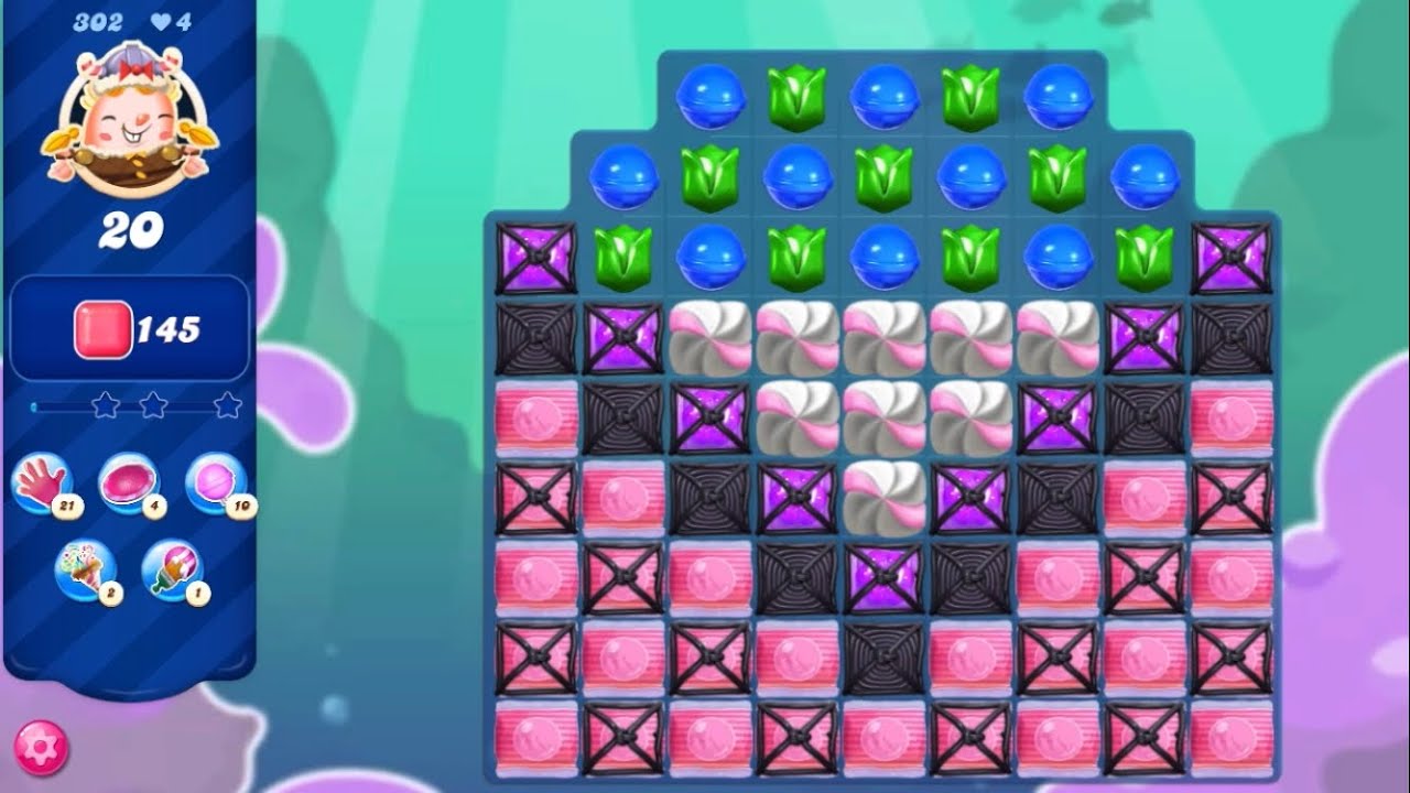 Candy Crush Saga Level 302 (NO BOOSTERS)