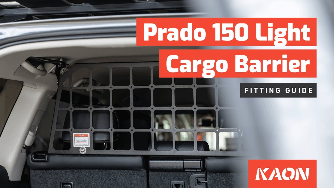 In & Out in Under 15 Minutes: Our Light Cargo Barrier to suit the Toyota Prado 150