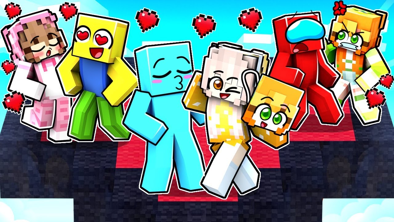 Awita and Clara in A HEART in Minecraft!