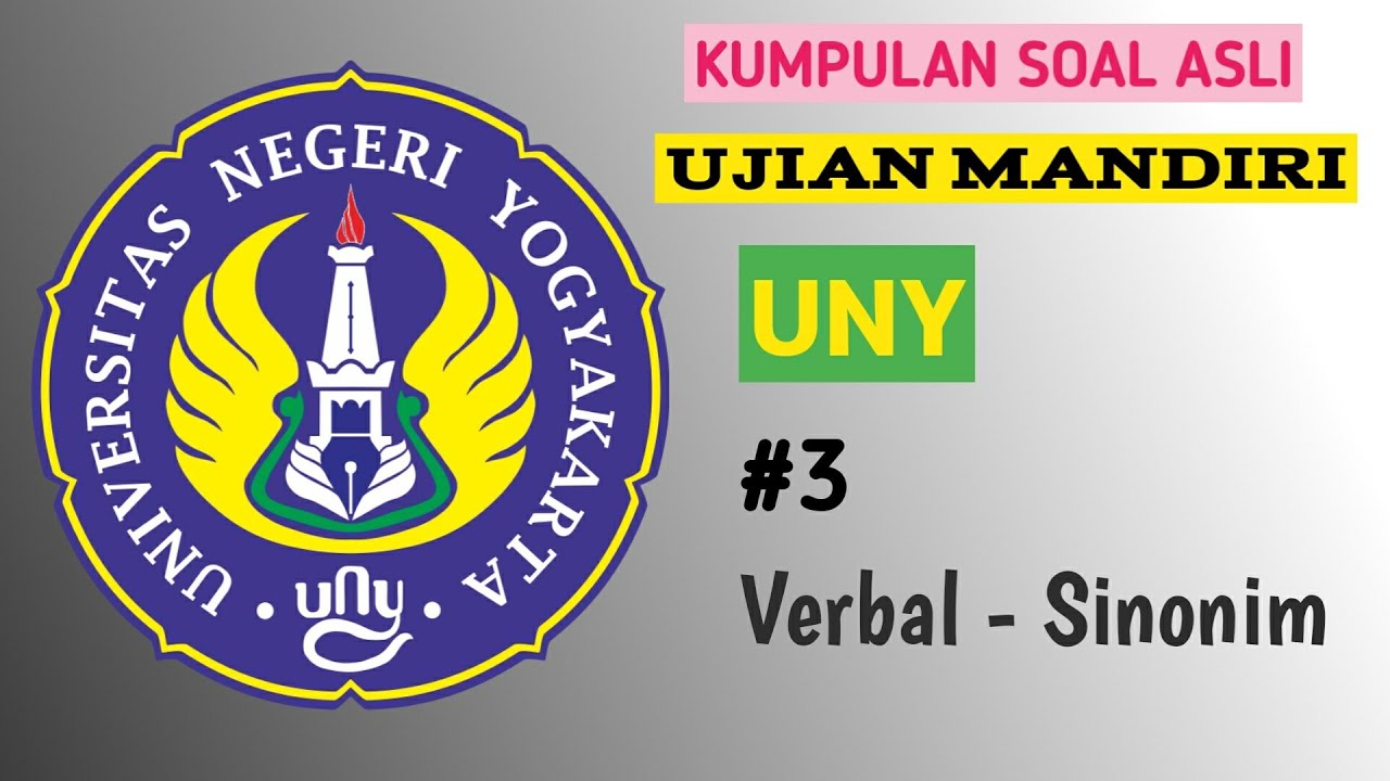 CBT UNY 2023 Sinonim